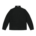 Men's Black Puffer Jacket - Quilted Lightweight Winter Coat