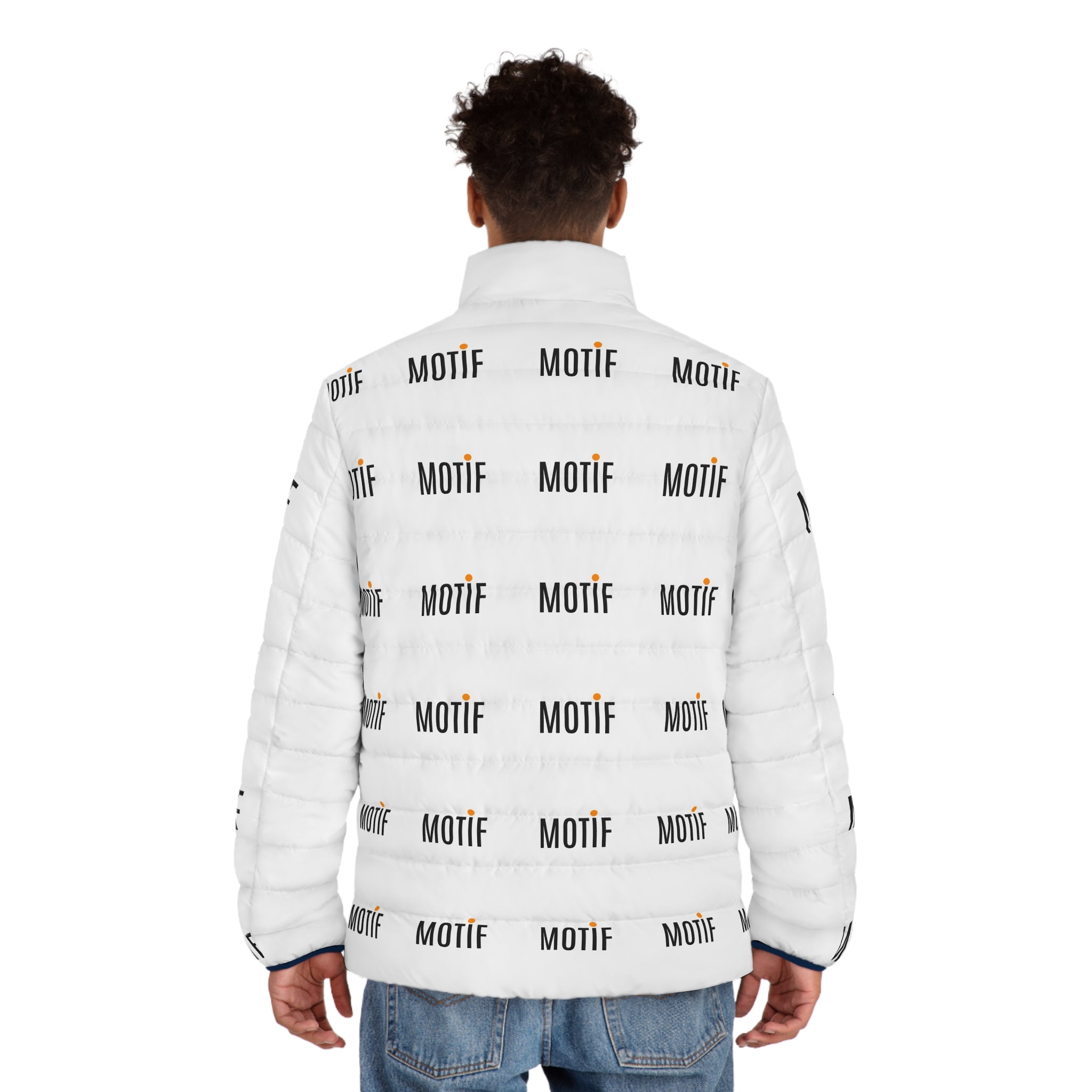 Motif Puffer Jacket