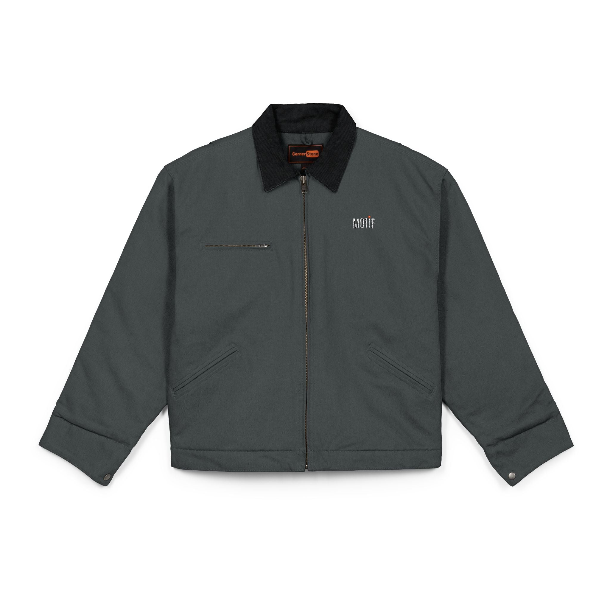 Work Jacket — Heavy-Duty Duck Cloth Insulated Jacket