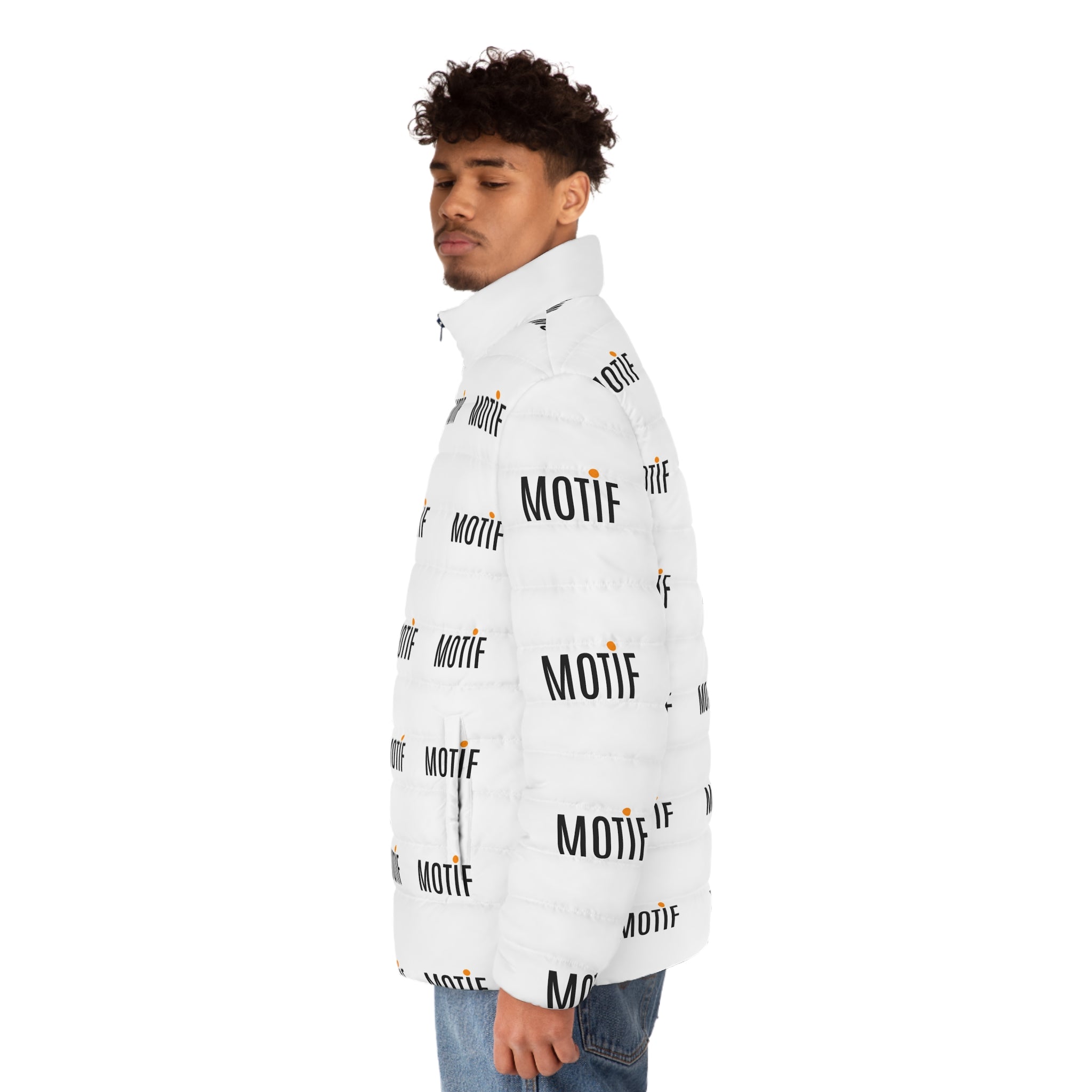 Motif Puffer Jacket
