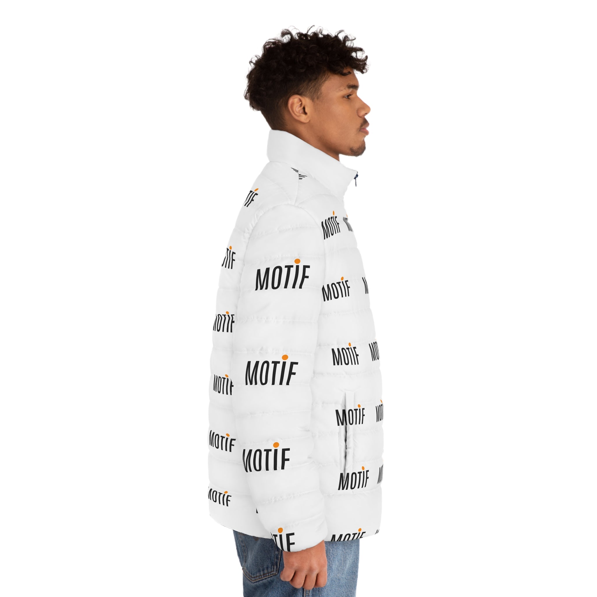 Motif Puffer Jacket