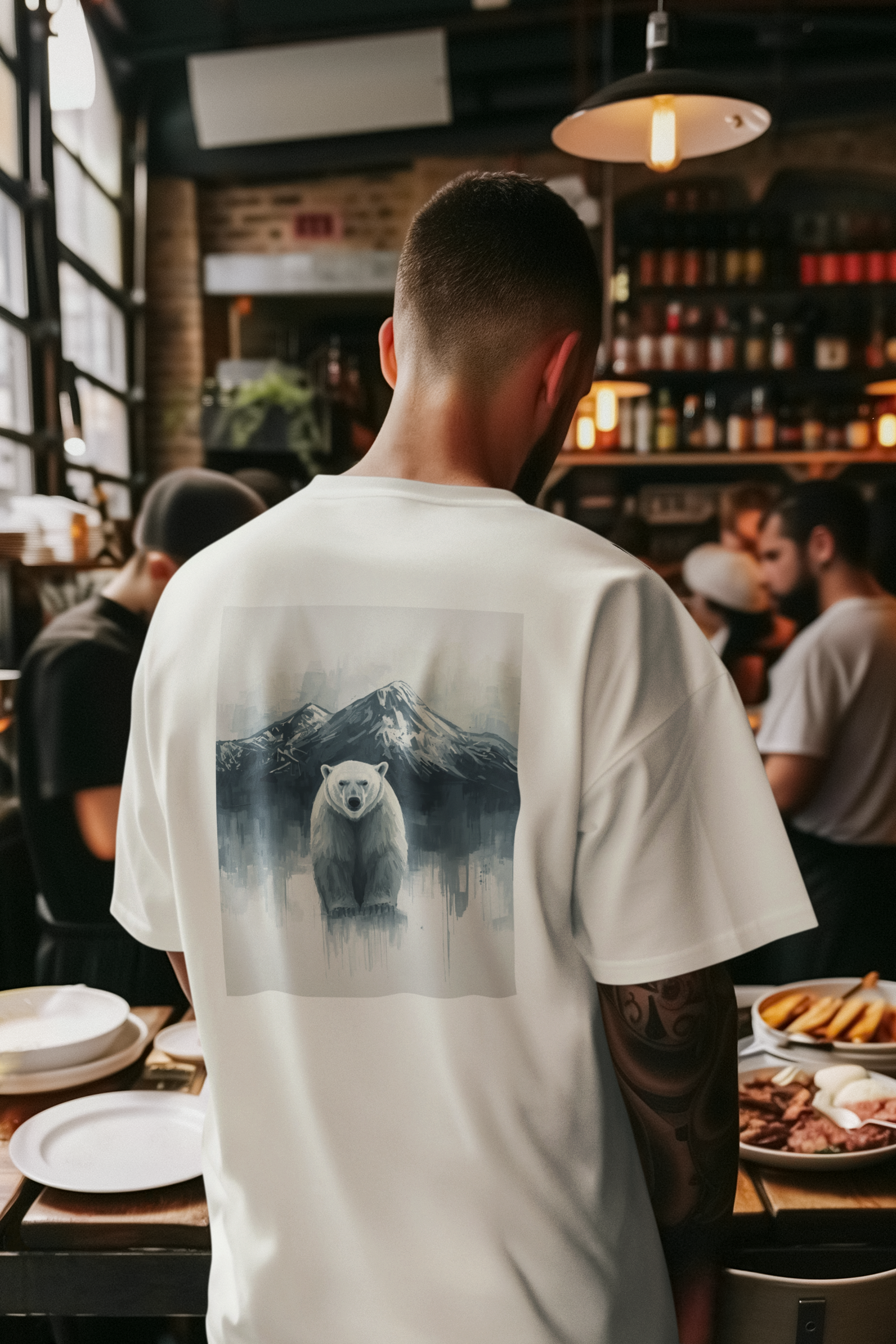 Polar Organic Cotton Motif T-Shirt