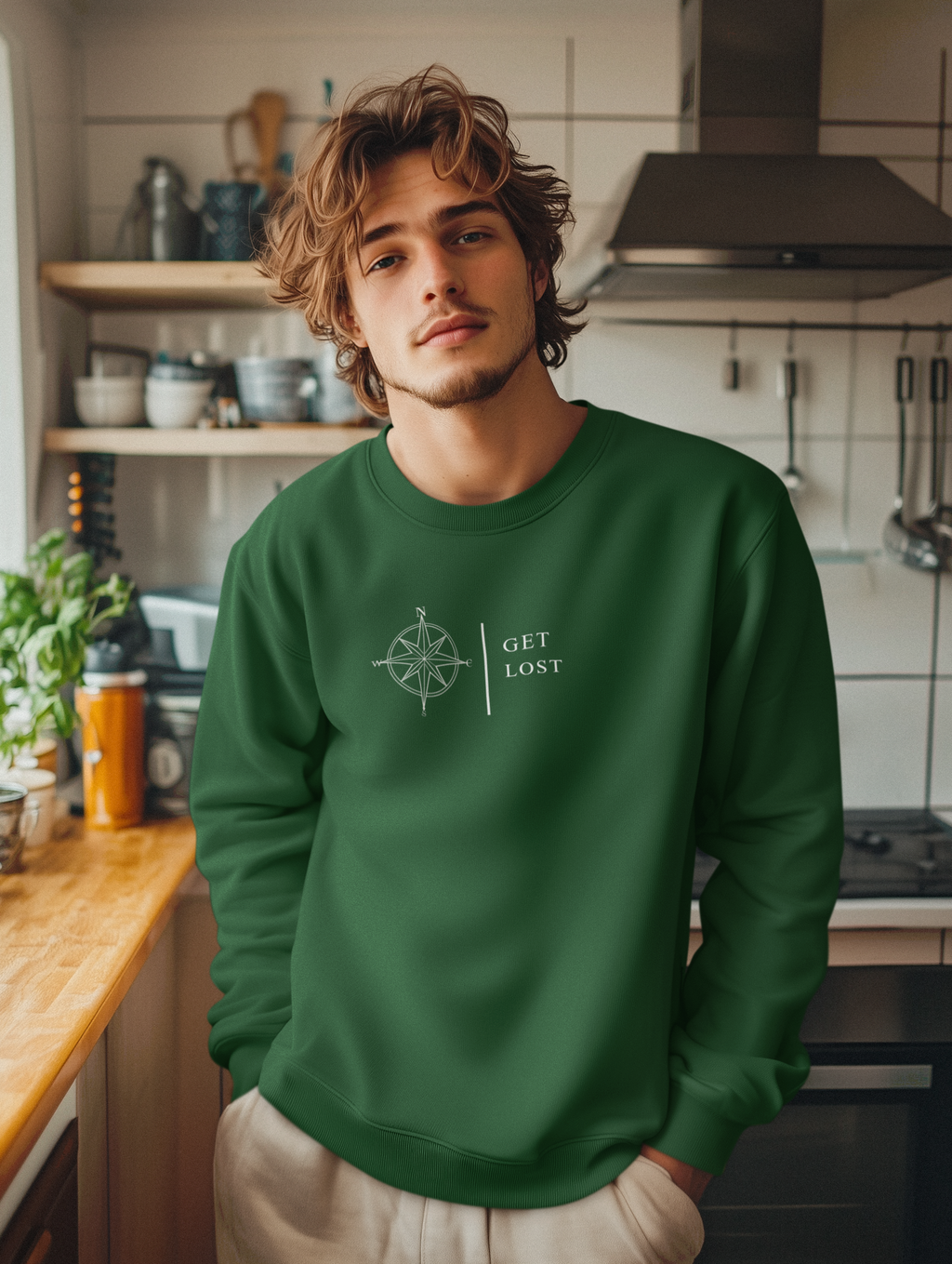 Get Lost Organic Sweatshirt