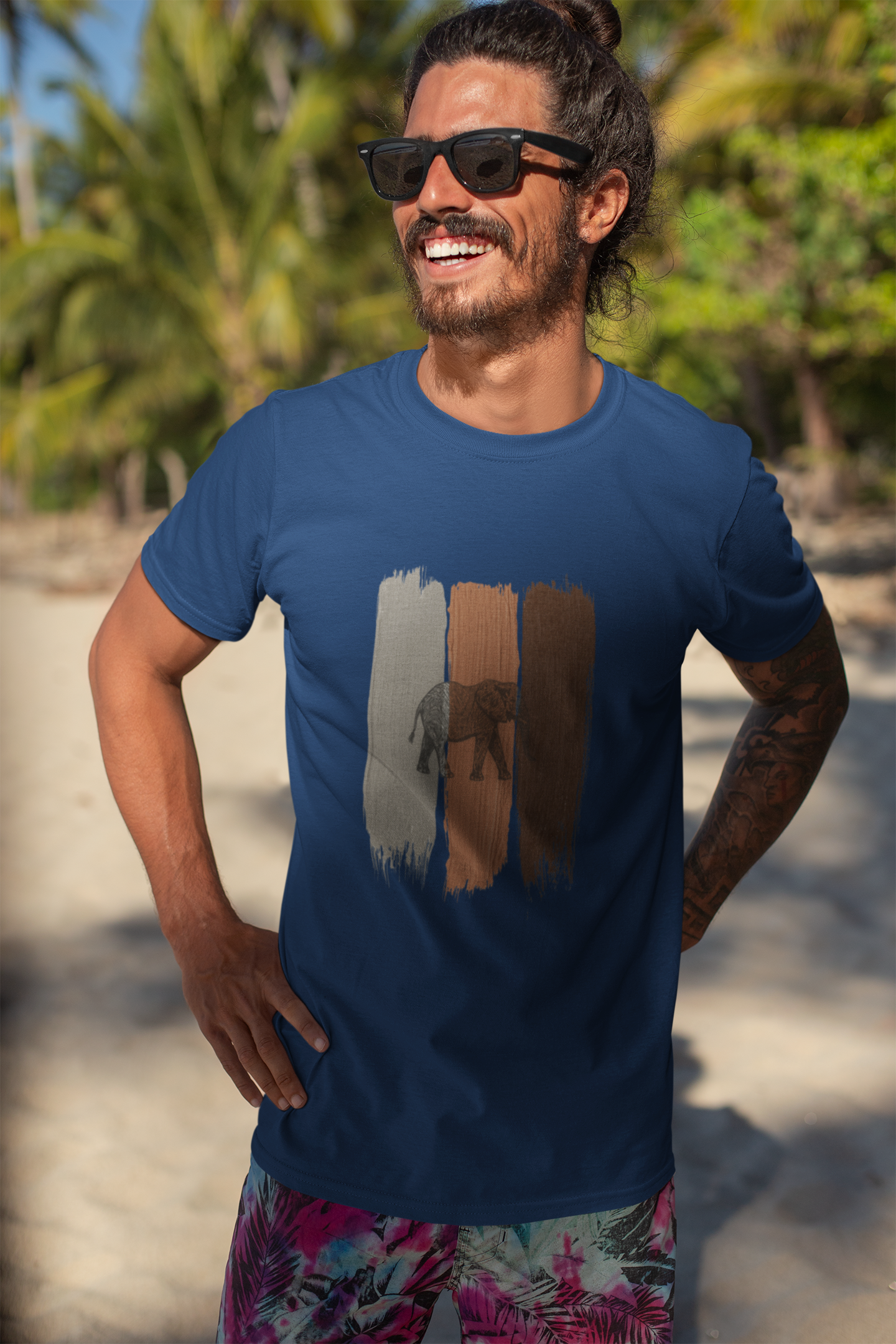 Elephant Organic Cotton Men T-Shirt